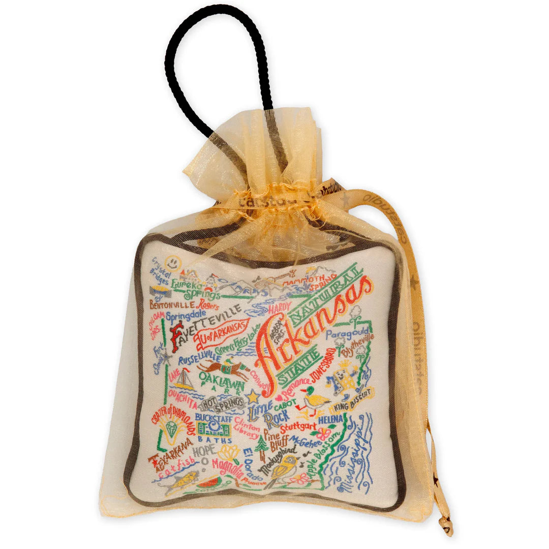 Arkansas Mini Pillow in mesh bag
