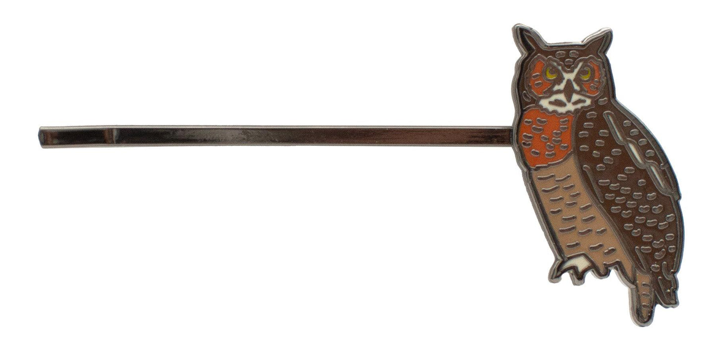 brown owl hair pin