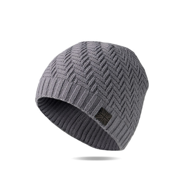 nordic gray Men's Lodge Beanie displayed against a white background
