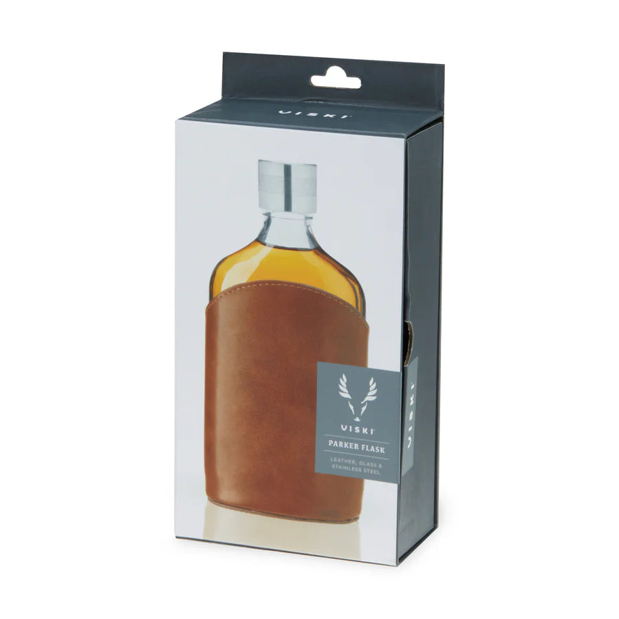 box packaging for Leather-Wrapped Glass Flask