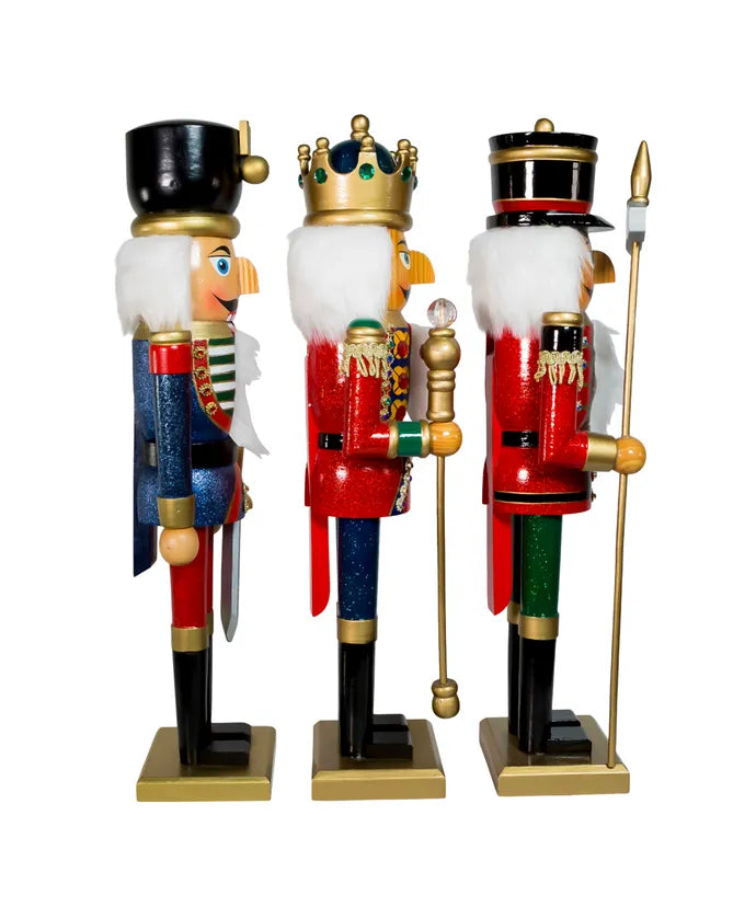 side view of nutcrackers.