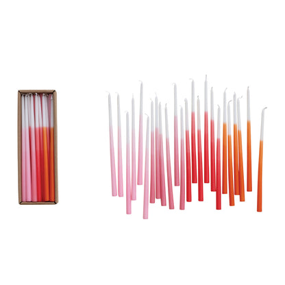 box set of tapers next to tapers not in a box