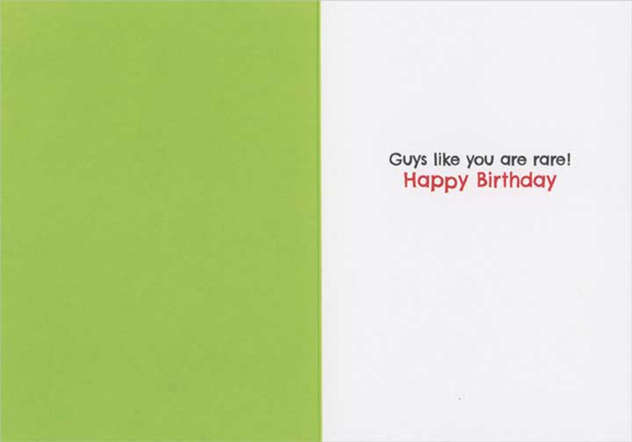 inside of card with text