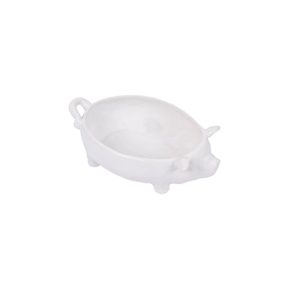 side view of Ceramic Pig Bowl