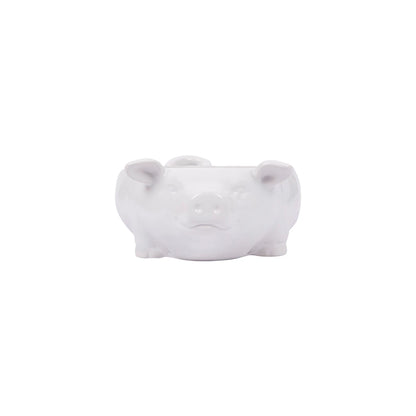 front view of Ceramic Pig Bowl