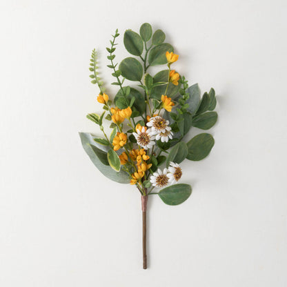 Daisy & Marigold Stem on a white background.