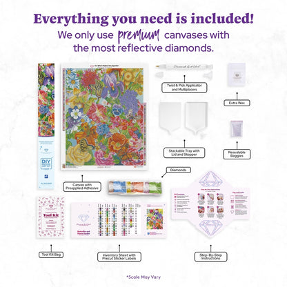 image of all the items included in the kit