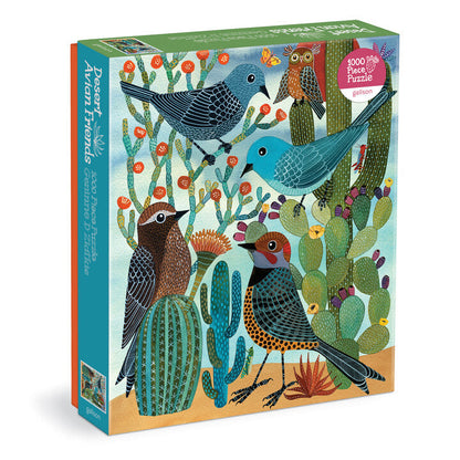 Desert Avian Friends Puzzle box shown on a white background