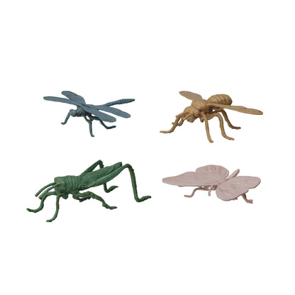 Cast Metal Insect arranged on a white background