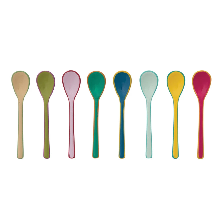 Creative Co-op - Enameled Stainless Steel Petite Spoon – Kitchen Store ...