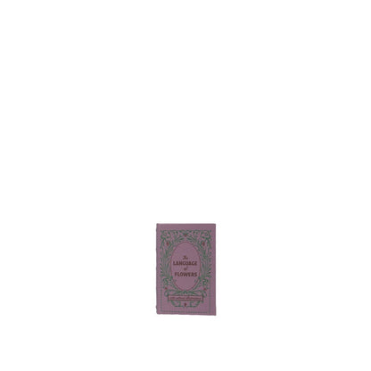 lavender book box with title 'the language of flowers' and vining artwork in green