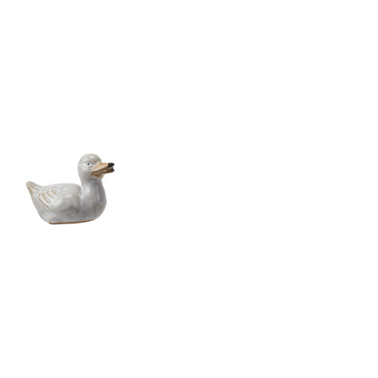 open beak stoneware duckling