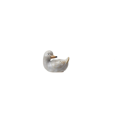 closed beak stoneware duckling