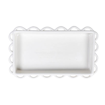 top view of Scalloped Napkin Holder
