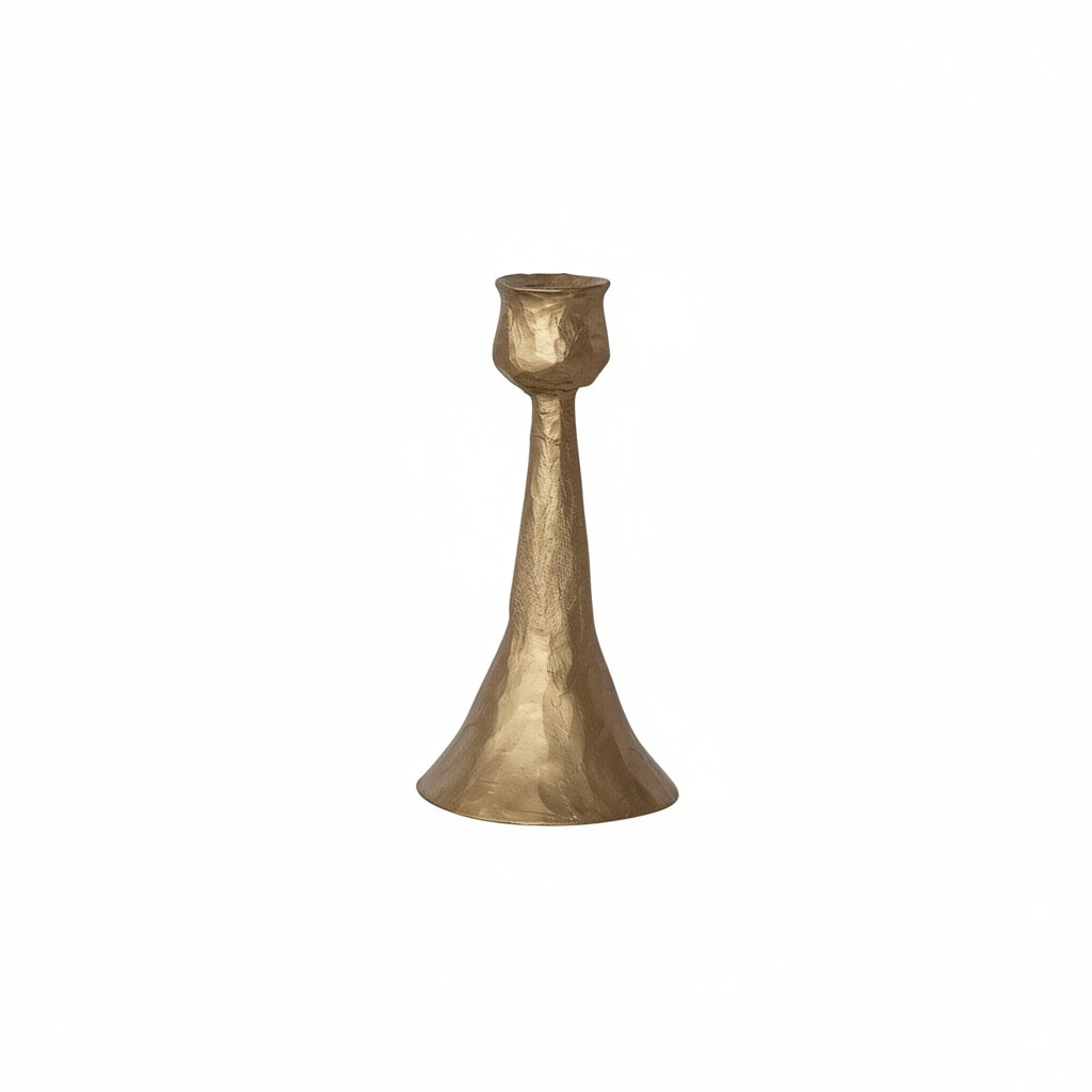 small flared taper holder on a white background