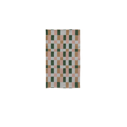 Creative Co-op - Checked Waffle Weave Tea Towel