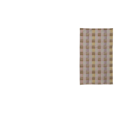 Creative Co-op - Checked Waffle Weave Tea Towel