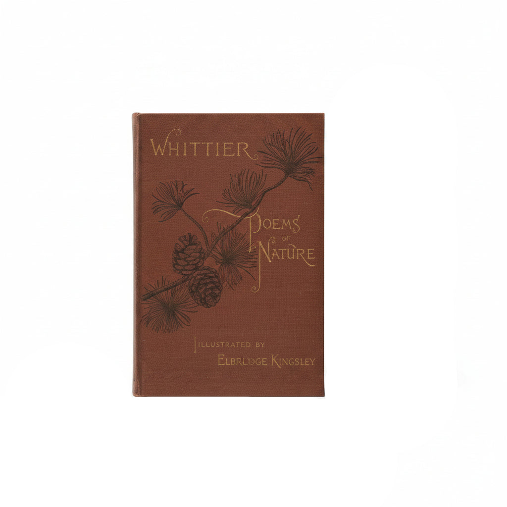 poems of nature journal cover on a white background