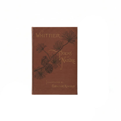 poems of nature journal cover on a white background