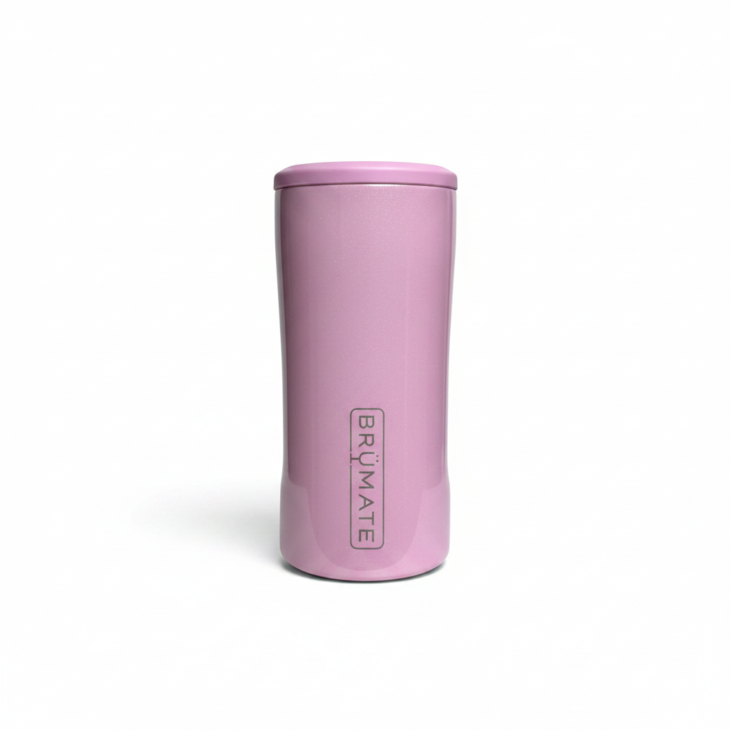 blush pink slim can cooler