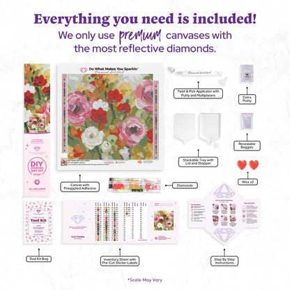 image of all the items included in the kit