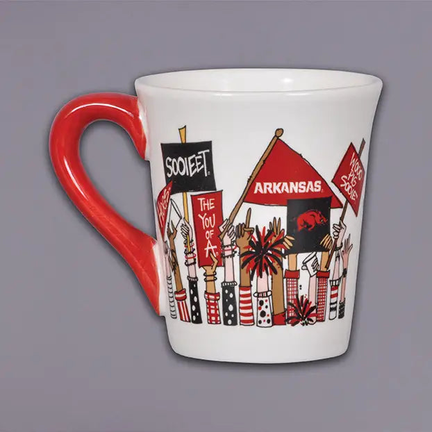 Arkansas Cheer Ceramic Mug