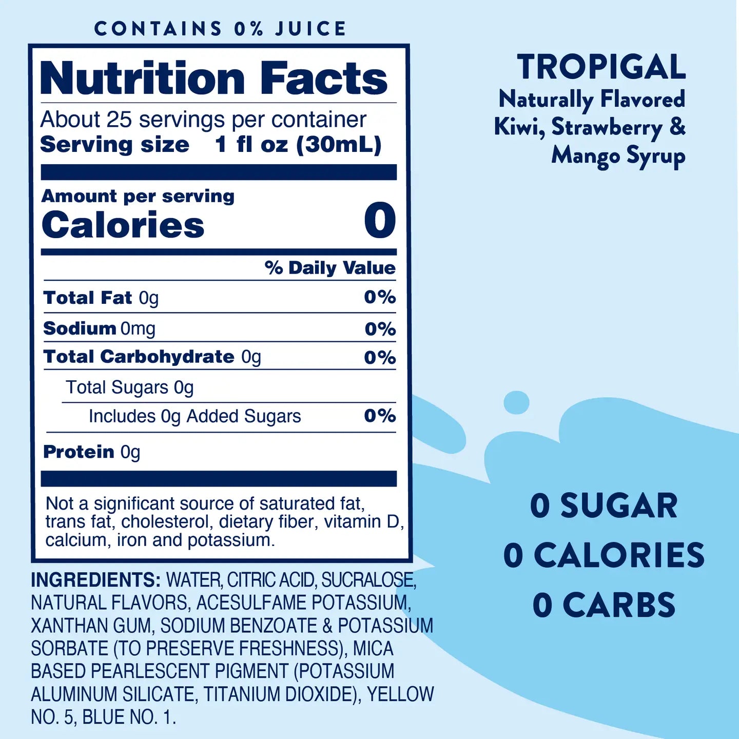 Nutrition facts on product label. Call 501-327-2182 for more information.