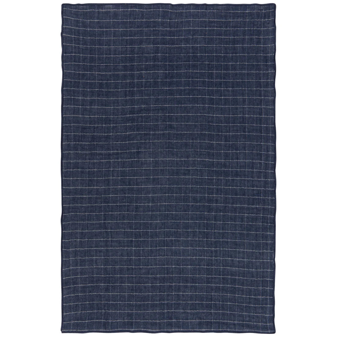 midnight blue double weave dishtowel.