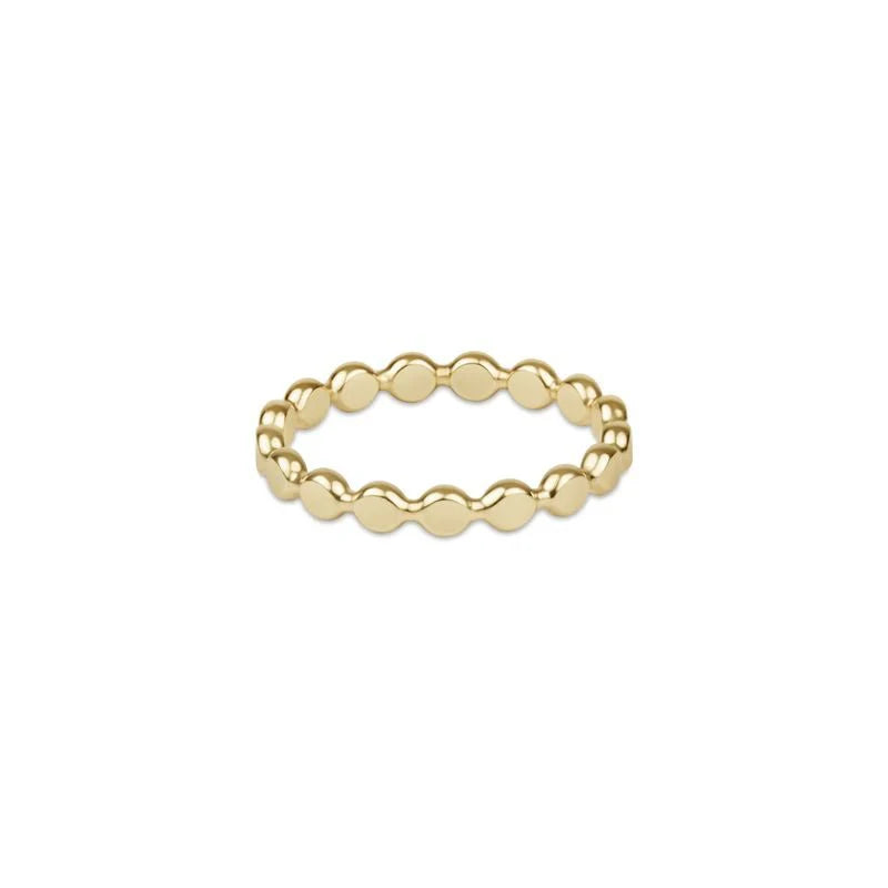 enewton - Classic Gold 2.5 Beaded Disc Ring