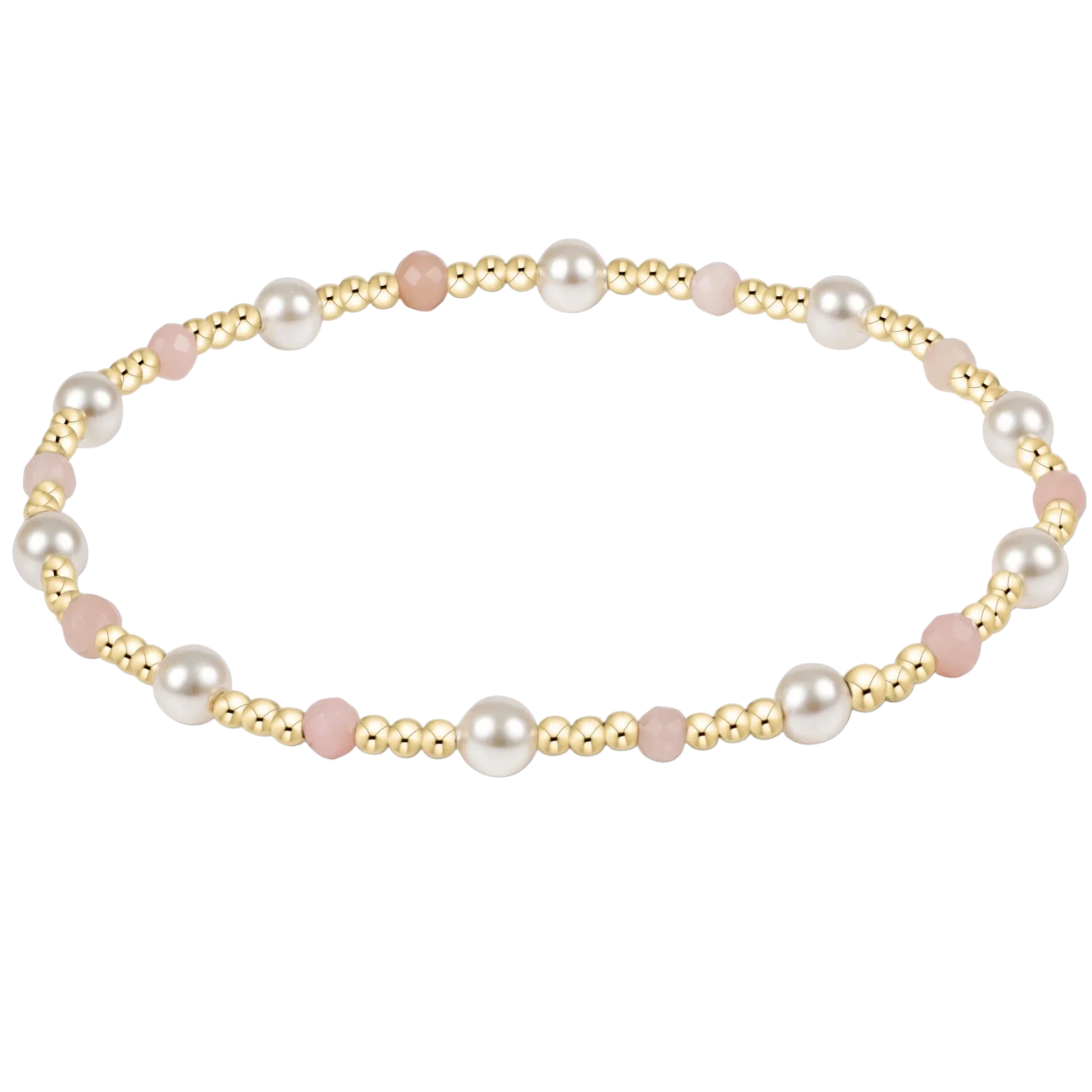 enewton Pearl Sincerity 4mm Gem Bracelet in pink opal