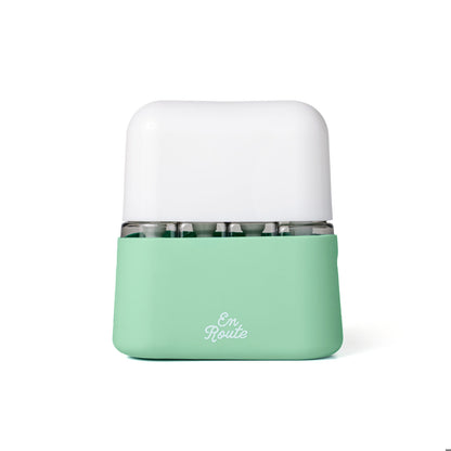 Bon Voyage Travel Bottle Set in teal
