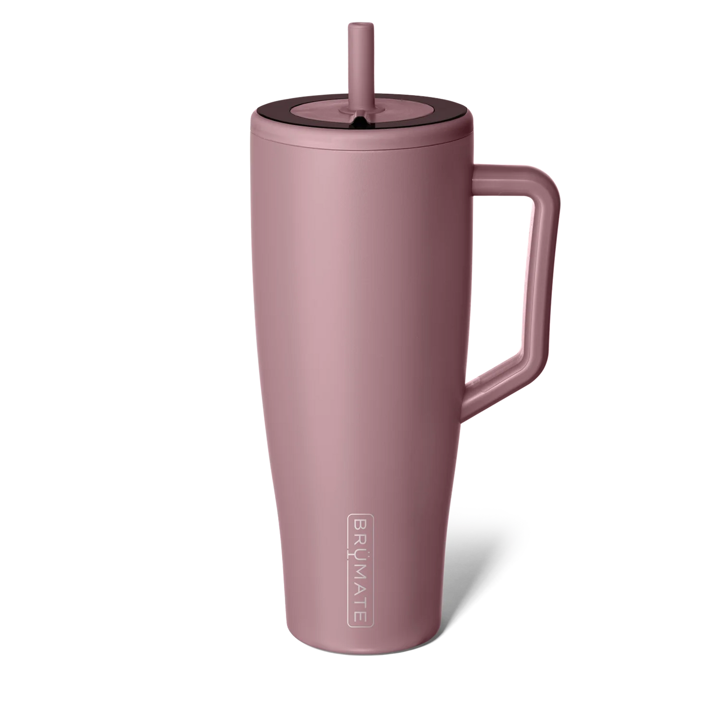 rose taupe era tumbler on a white background