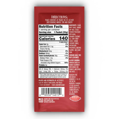 Nutrition facts on product label. Call 501-327-2182 for more information.