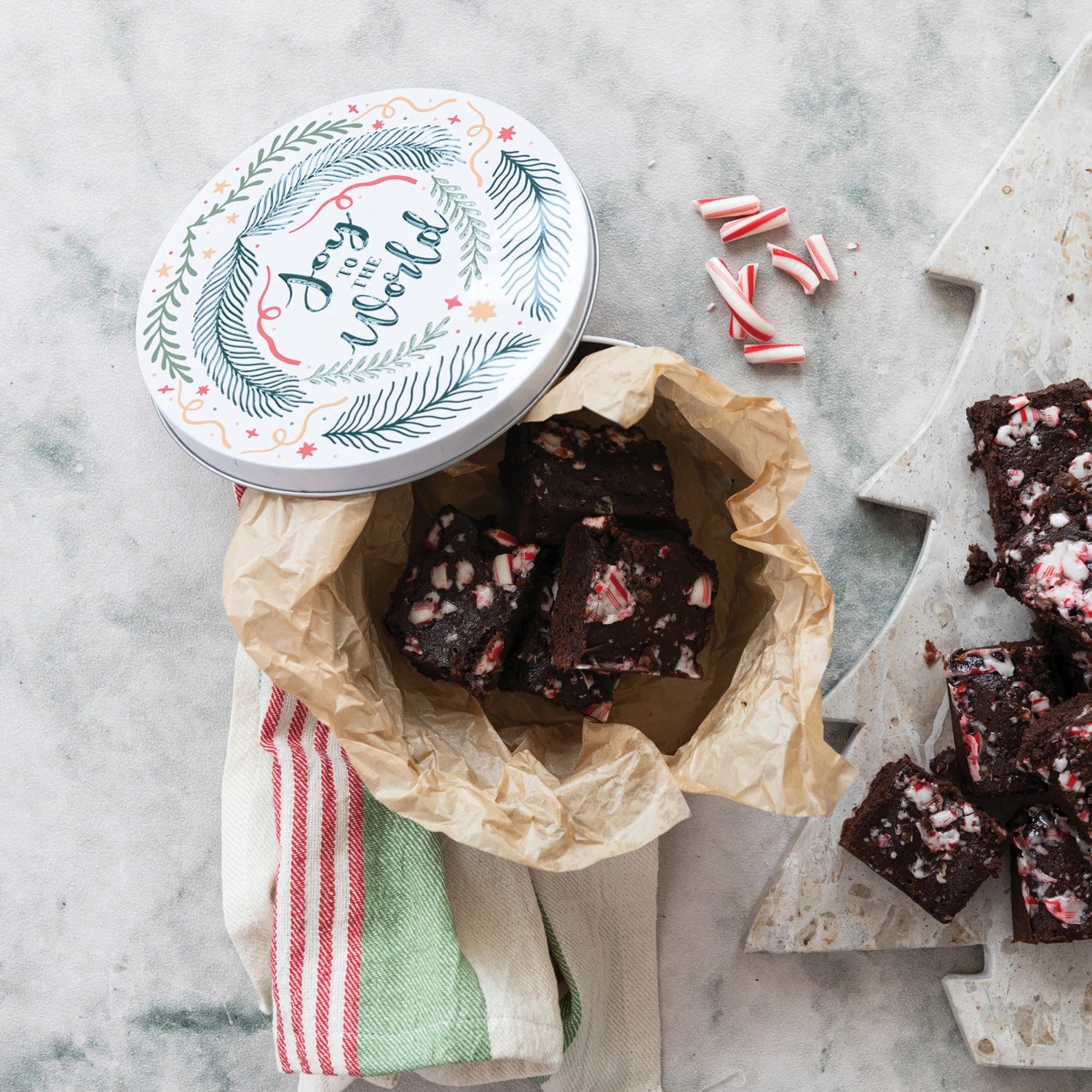 baked goods made with Peppermint Fudge Sauce