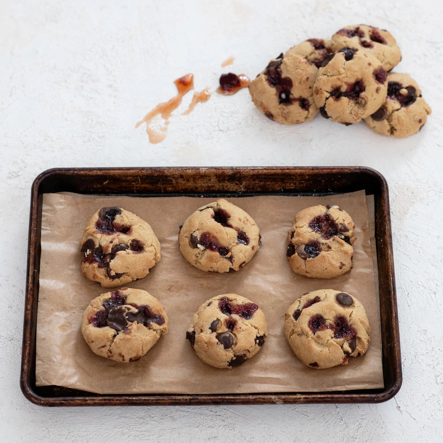 cookies made with Cherry Vanilla Fruit Preserves