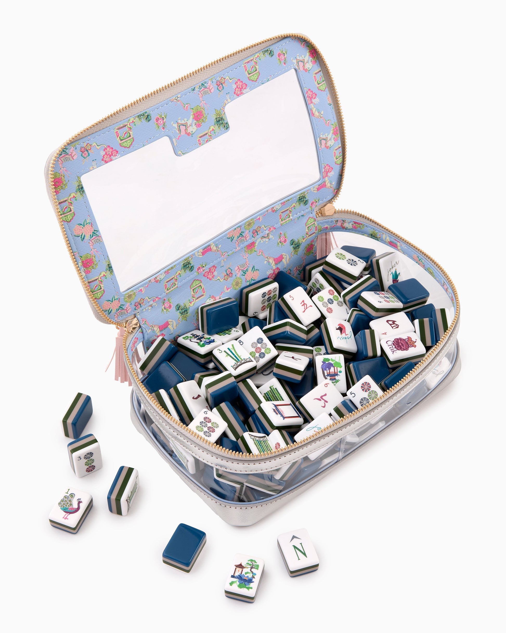gastsby mahjong tiles in a travel case