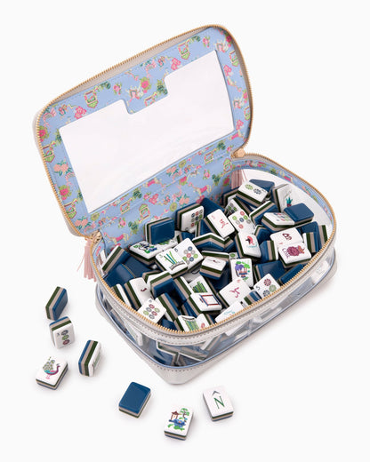 gastsby mahjong tiles in a travel case