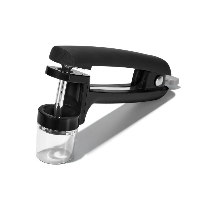 side view of Cherry & Olive Pitter