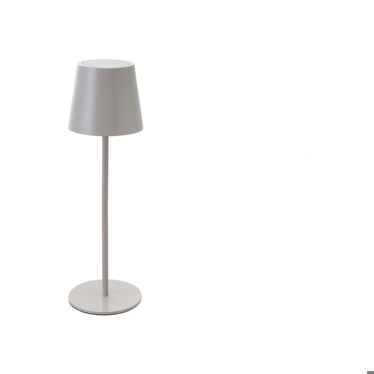 off-white lamp on a white background