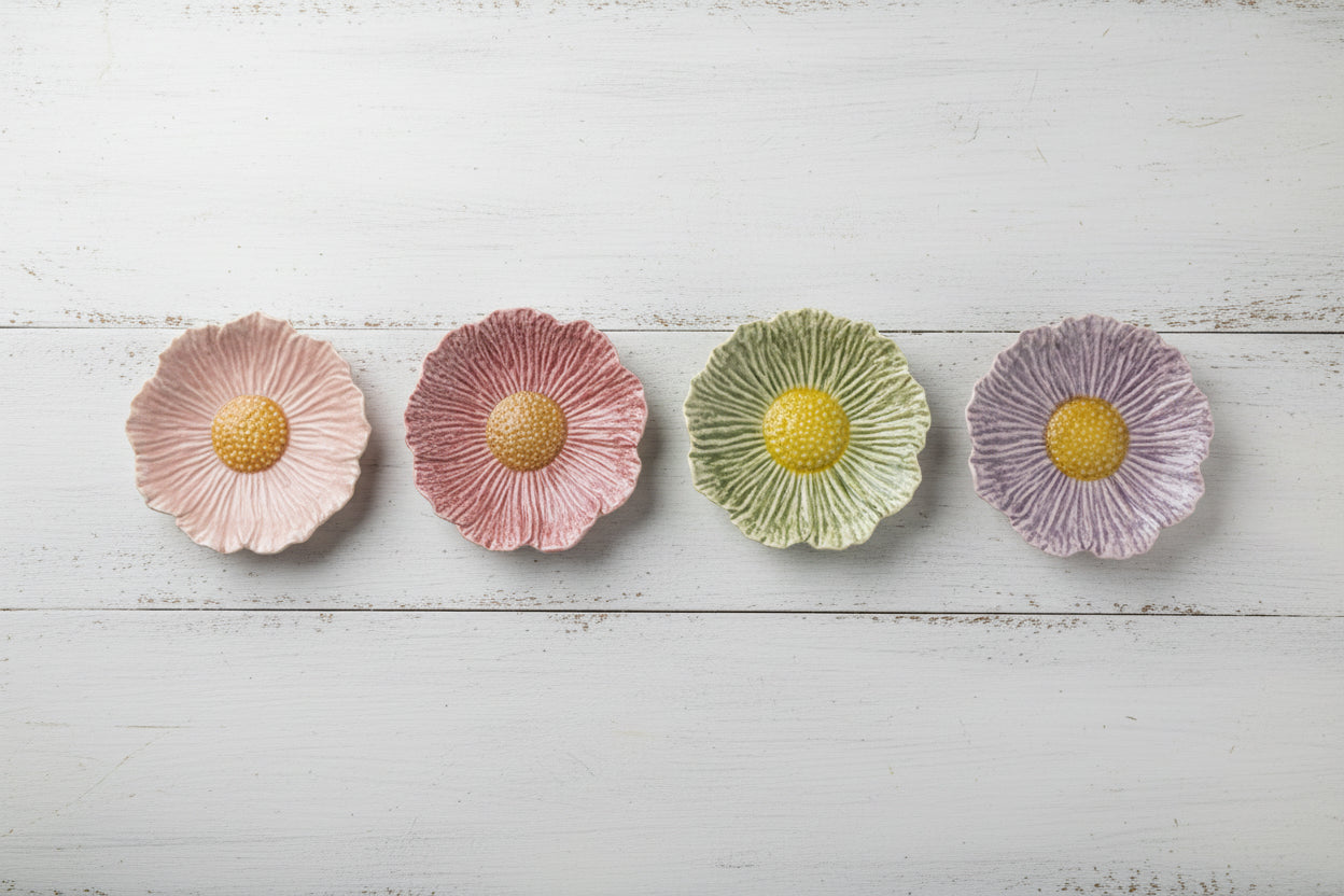 Hazel Mazel - Stoneware Flower Plate