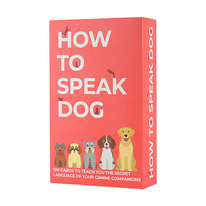 box of how to speak dog cards.