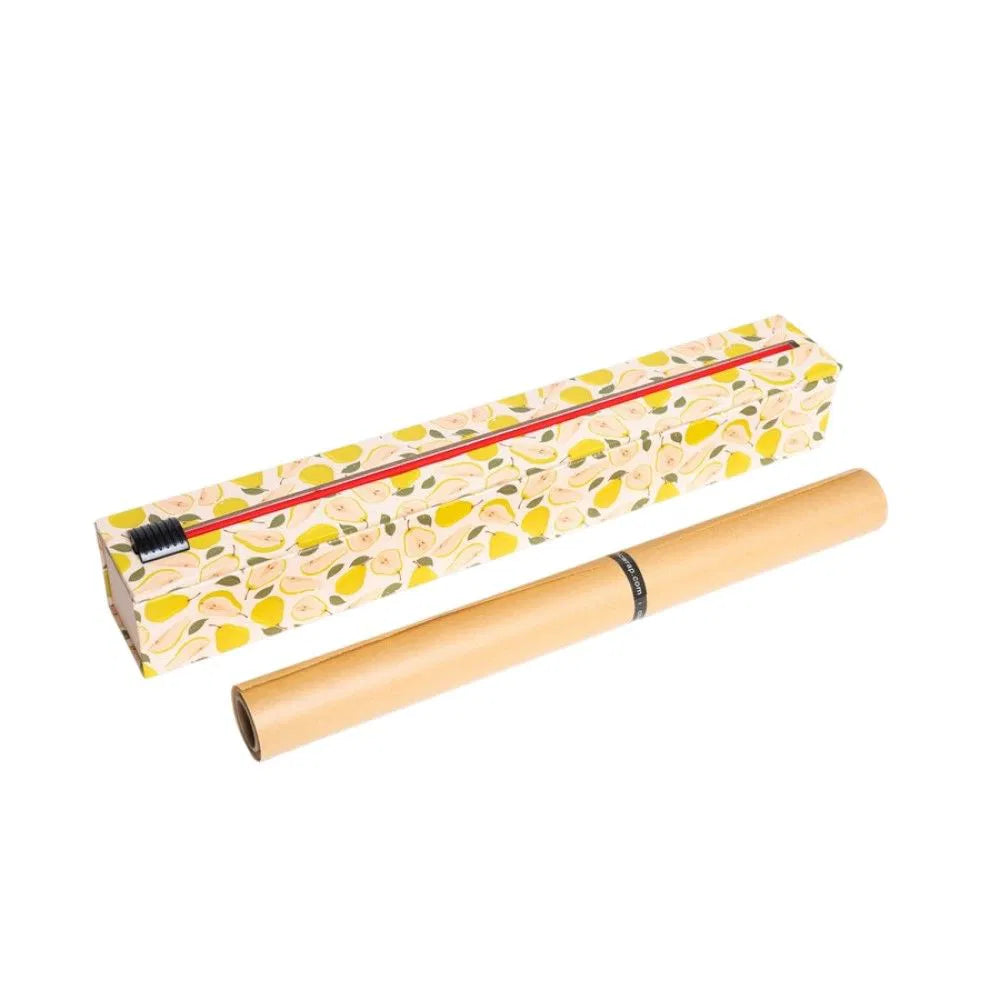 pears Parchment Paper Dispenser with roll of parchment paper next to it