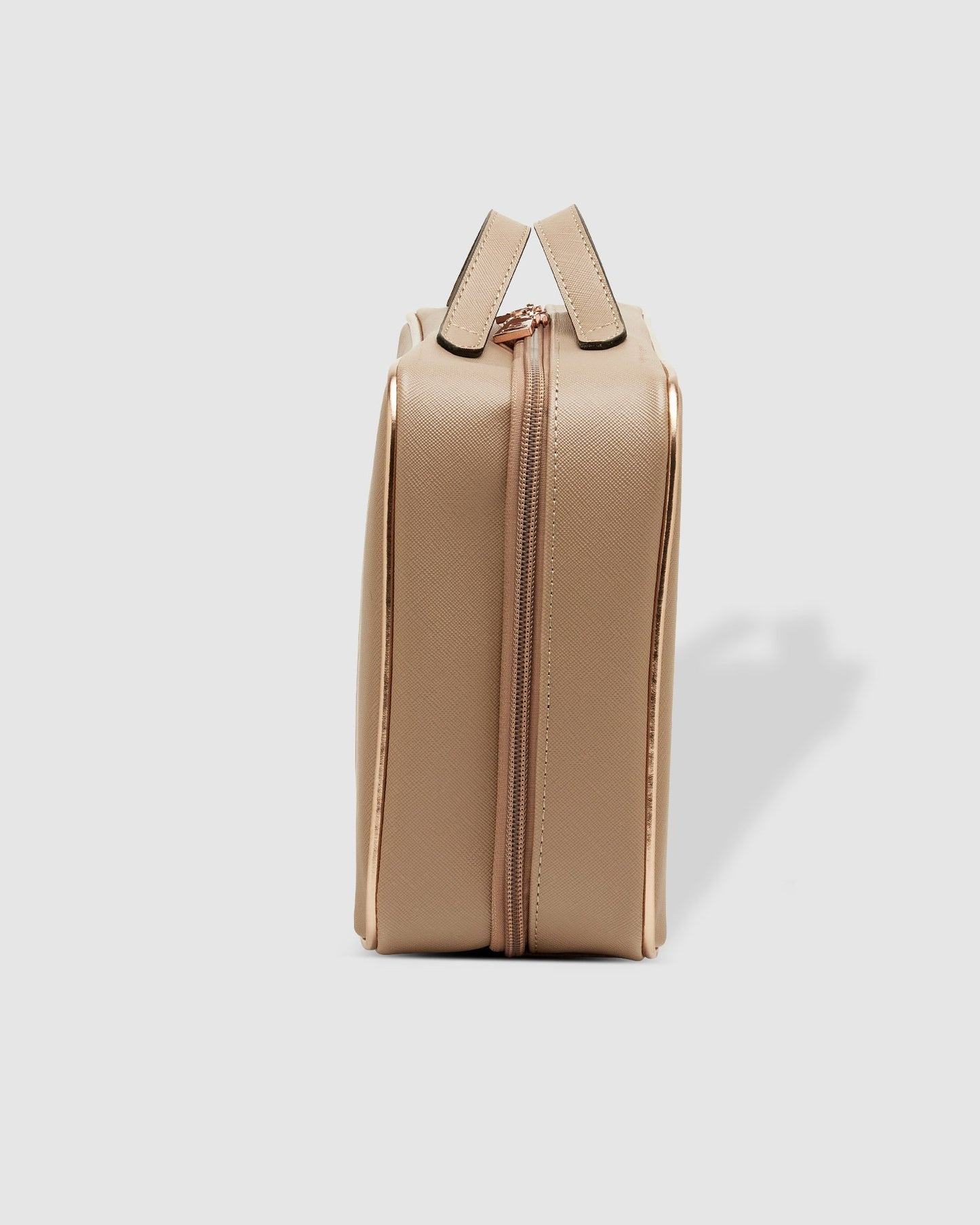 side view of Georgie Cosmetic Bag