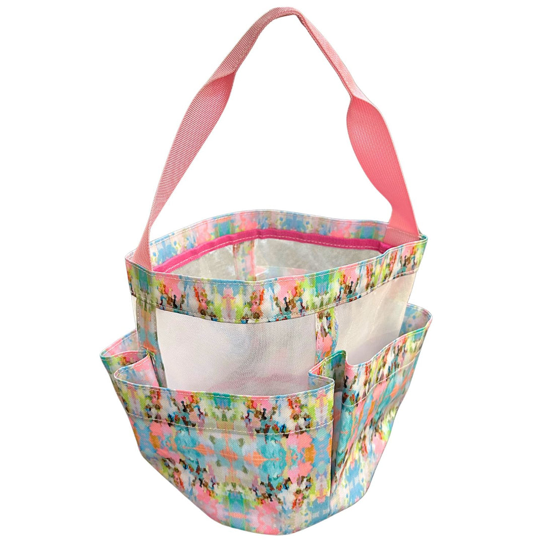 brooks aveenue shower caddy on a white background