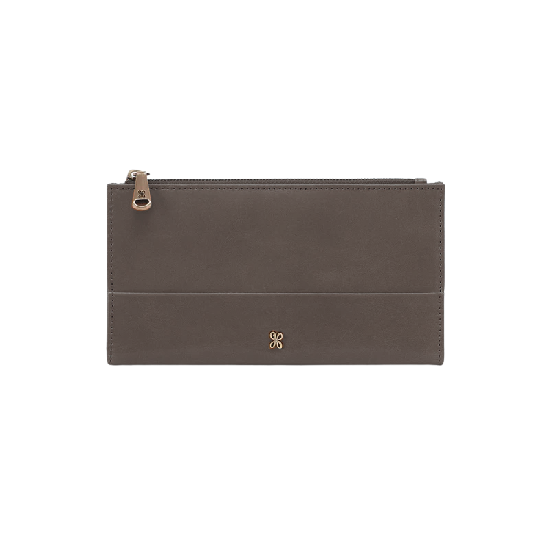 large jill bifold wallet in the color hearthstone