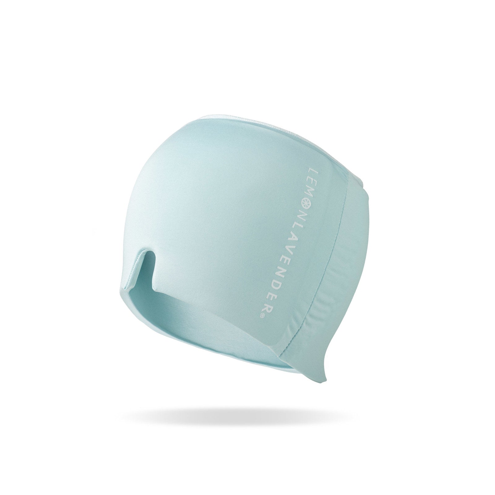mint blue migraine cap shown on a white background