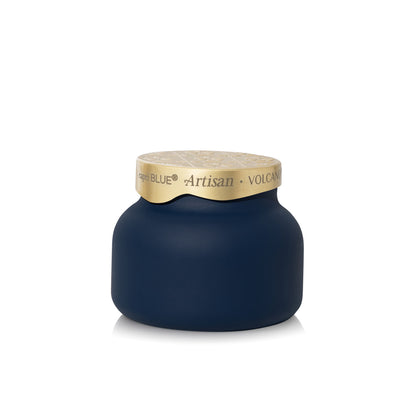 Volcano Artisan Terrazza Velluto Petite Candle on a white background