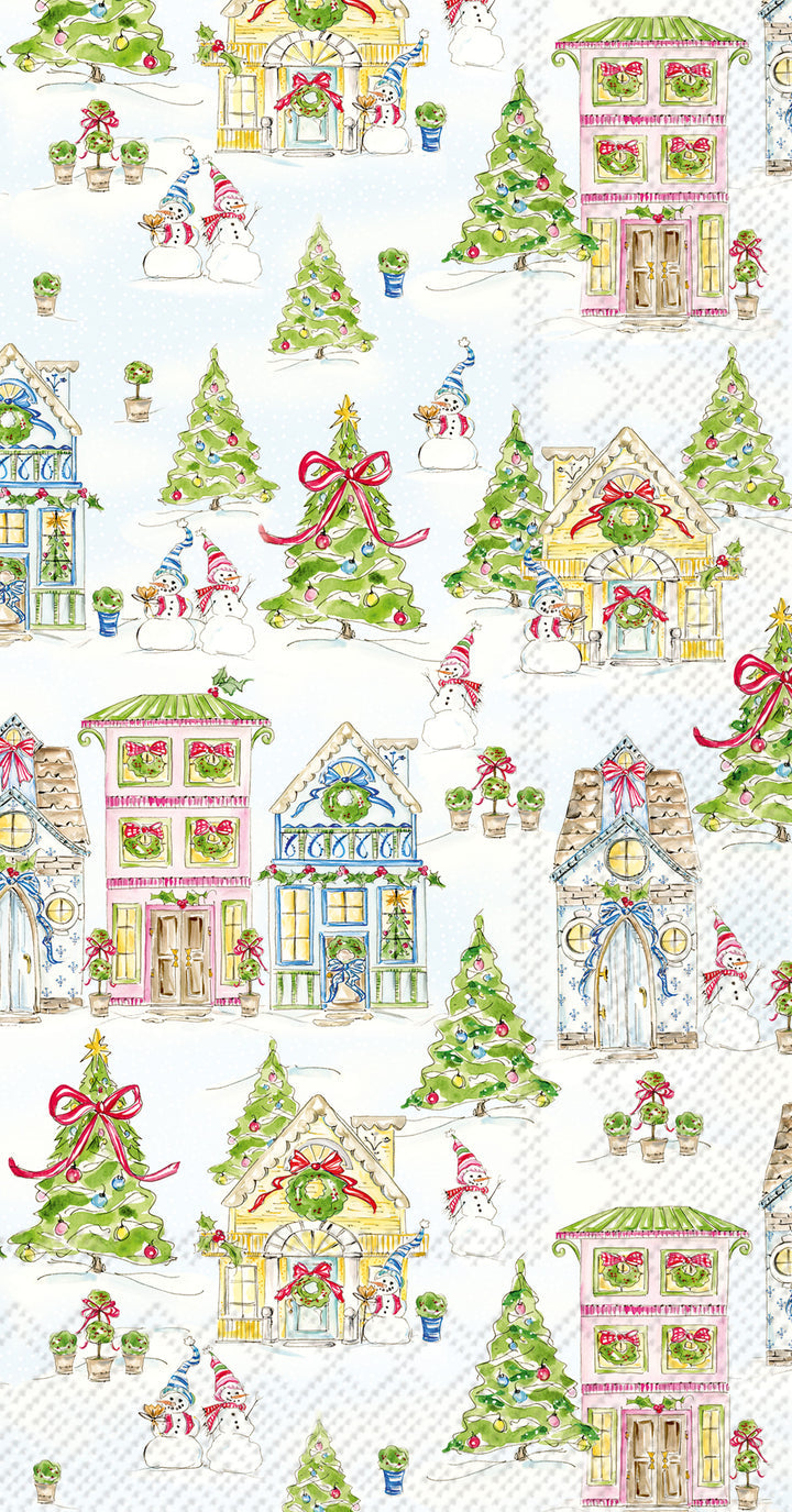 rectangle Gingerbread House Paper Napkins