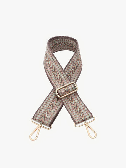 Arrowhead Pink & Sage guitar strap.