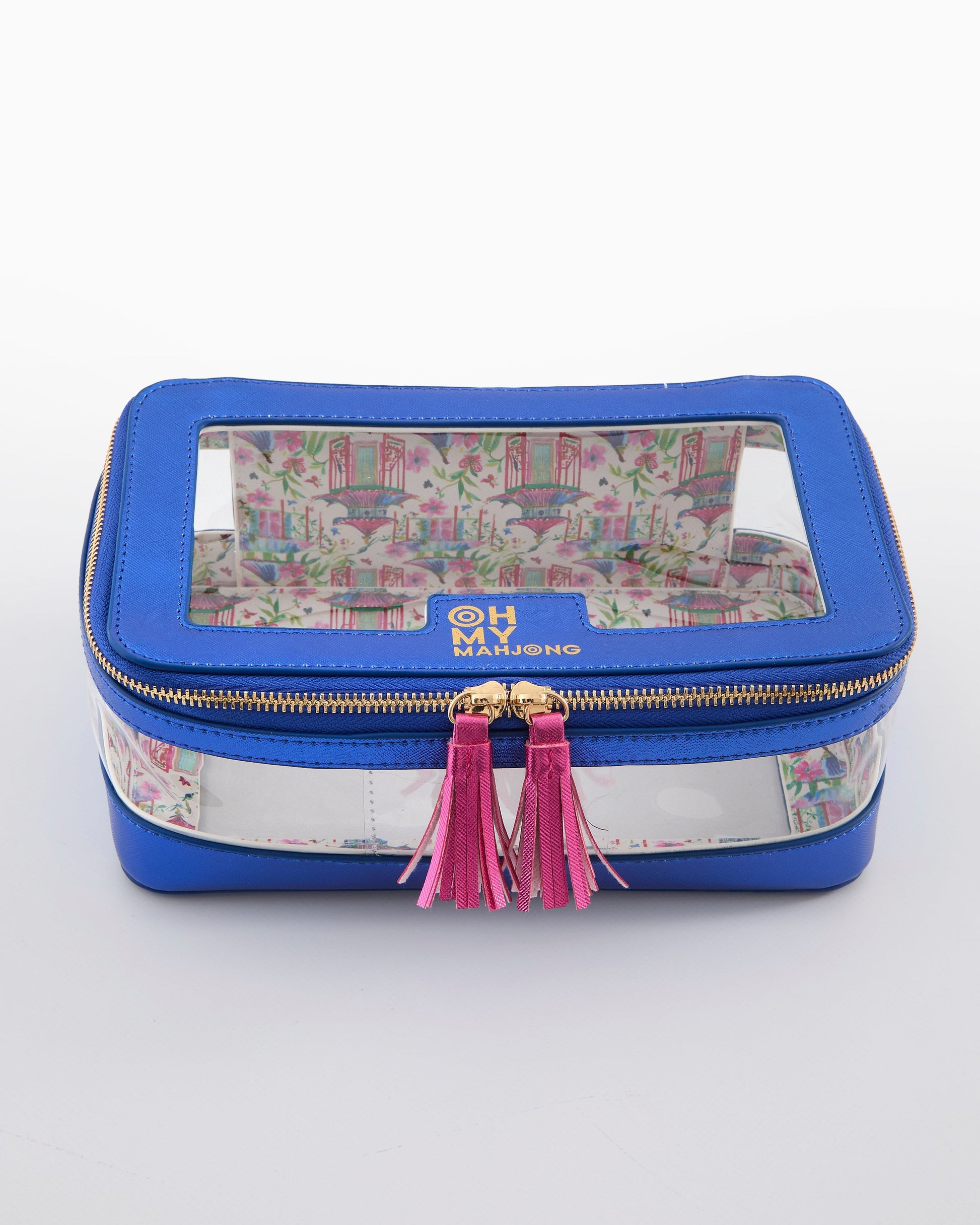 metallic blue mt storage case closed